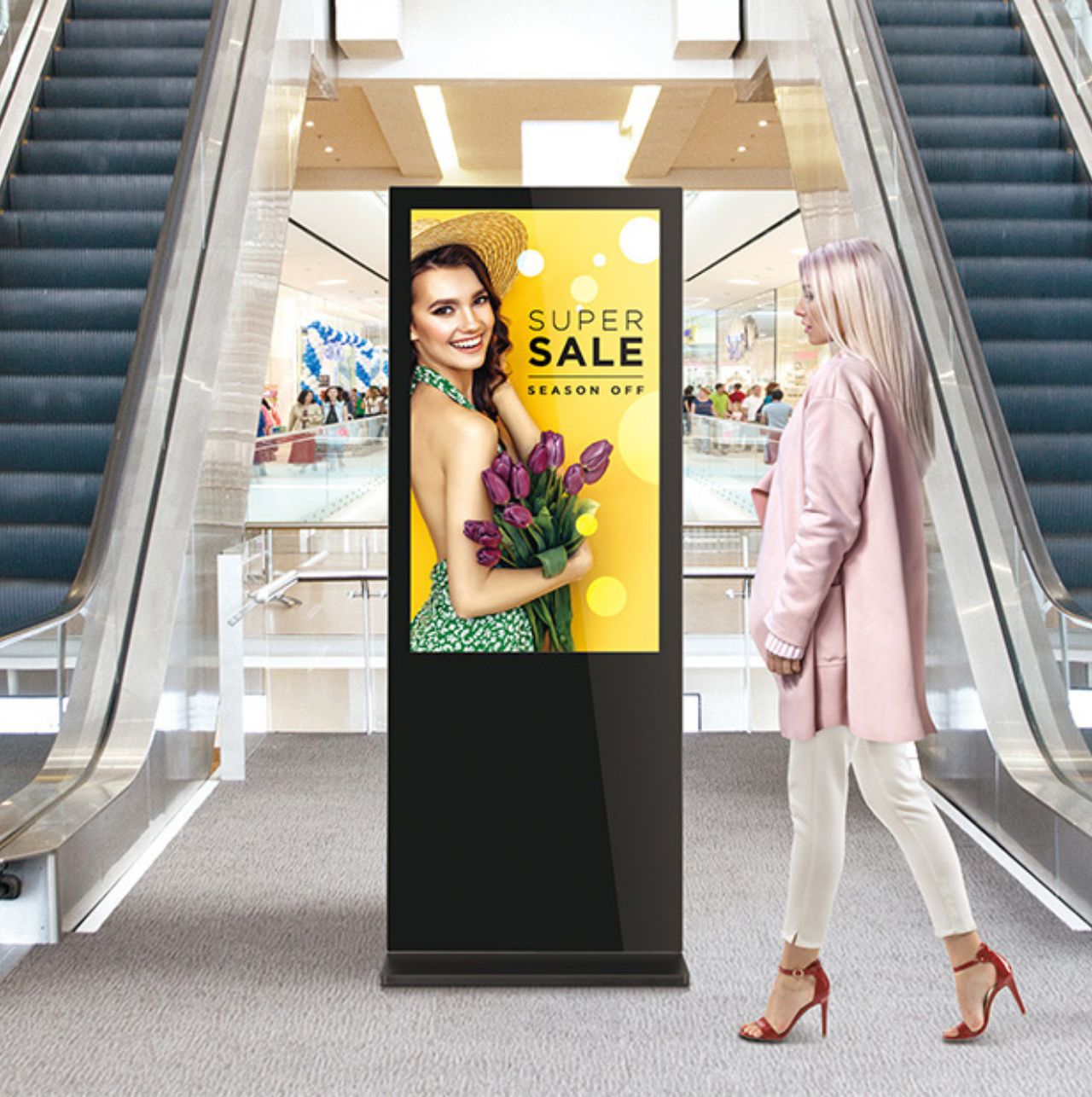CA Digital | 49" Kiosk Signage 49'', 49KE5E-B, CA Digital